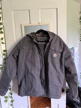 Carhartt gray work jacket